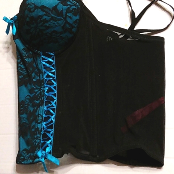 NWT Sexy lingerie Bustier G-String Push-up 2 piece Set *Small - Picture 6 of 11